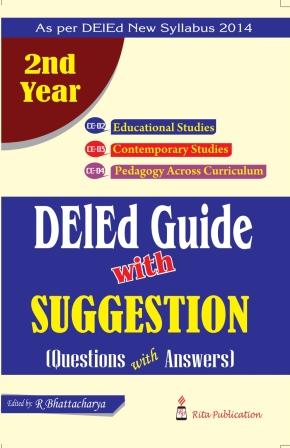 DElEd Guide with Suggestion Part 2 Bengali Version 2nd year Rita Publication 2022